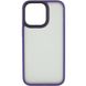 TPU+PC чохол Metal Buttons для Apple iPhone 13 Pro Max (6.7"") Темно-фіолетовий
