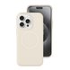 Чехол для iPhone 16 Pro Max Neon Silicone Case MagSafe Antique White