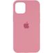 Чохол для iPhone 12 Pro Max Silicone Full / Закритий низ / Рожевий / Light pink