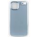 TPU чехол Bonbon Metal Style для Apple iPhone 14 Pro Max (6.7") Голубой / Mist blue