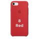 Чохол silicone case for iPhone 7/8 Red / Червоний
