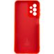 Чехол для Samsung Galaxy A23 4G Silicone Full camera закрытый низ + защита камеры Красный / Red