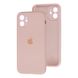 Чохол для iPhone 11 Silicone Full camera рожевий пісок / закритий низ + захист камери
