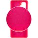 Чехол для Xiaomi Redmi Note 10 Pro Silicone Full c закрытым низом и микрофиброю Розовый / Barbie pink