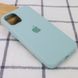 Чохол для Apple iPhone 12 Pro Silicone Full / закритий низ (Бірюзовий / Turquoise)