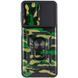Ударопрочный чехол Camshield Serge Ring Camo для Samsung Galaxy M53 5G Зеленый / Army Green