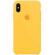 Чехол silicone case for iPhone XS Max Canary Yellow / Желтый