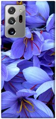 Чехол для Samsung Galaxy Note 20 Ultra PandaPrint Фиолетовый сад цветы