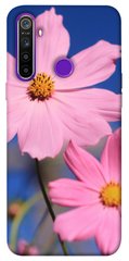 Чехол для Realme 5 PandaPrint Розовая ромашка цветы