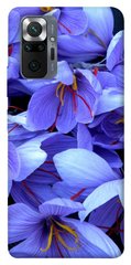 Чехол для Xiaomi Redmi Note 10 Pro Фиолетовый сад цветы
