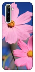 Чехол для Realme 6 PandaPrint Розовая ромашка цветы