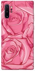Чохол для Samsung Galaxy Note 10 Plus PandaPrint Троянди олівцем квіти