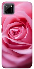 Чехол для Realme C11 PandaPrint Розовый бутон цветы
