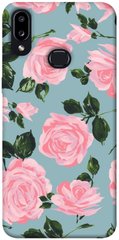 Чехол для Samsung Galaxy A10s PandaPrint Розовый принт цветы