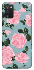 Чехол для Samsung Galaxy A02s PandaPrint Розовый принт цветы