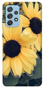 Чехол для Samsung Galaxy A52 4G / A52 5G PandaPrint Два подсолнуха цветы