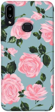 Чохол для Samsung Galaxy A10s PandaPrint Рожевий принт квіти