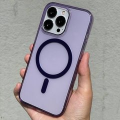 Чехол для iPhone 14 Pro Max Clear Case ультратонкий, не желтеет Purple