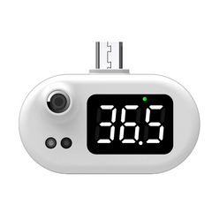 Термометр беcконтактный для тела K8 белый с подключением в телефон