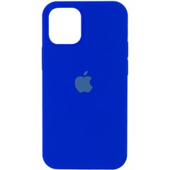Чехол для Apple iPhone 14 Plus Silicone Case Full / закрытый низ Синий / Shiny blue