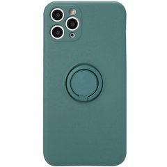 Чехол TPU Candy Ring Full Camera для Apple iPhone 12 Pro (6.1"") Зеленый / Pine green