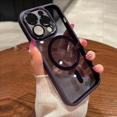 Чехол для iPhone 11 Premium acrylic case Затемненная стенка Dark Purple