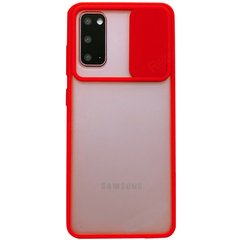 Чохол Camshield mate TPU зі шторкою для камери для Samsung Galaxy S20 (Червоний)