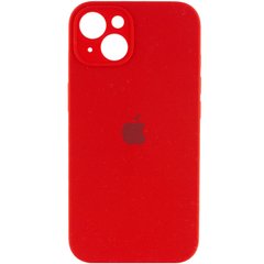 Чохол для Apple iPhone 14 Plus Silicone Full camera закритий низ + захист камери / Червоний / Red