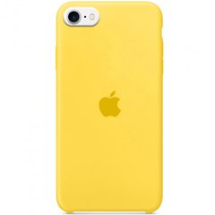 Чохол Silicone Case (AA) Для Apple iPhone SE (2020) (Жовтий / Canary Yellow)
