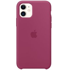 Чехол Silicone case Original 1:1 (AAA) для Apple iPhone 11 (6.1") (Малиновый / Pomegranate)