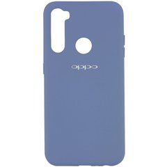 Чехол Silicone Cover Full Protective (A) для OPPO Realme C3 Серый / Lavender