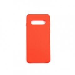 Накладка Silicone Cover for Samsung S10 Orange
