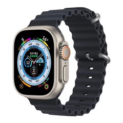 Ремешок для Apple Watch 38/40/41 mm Ocean Band Charcoal Gray