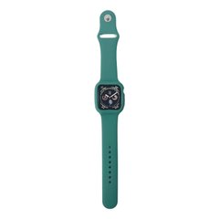 Ремінець для Apple Watch 42/44/45 mm Silicone Full Band Pine Green