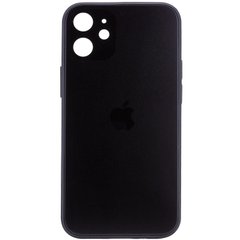 TPU+Glass чехол GLOSSY Logo Full camera для Apple iPhone 12 mini (5.4") (Черный)