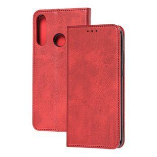 Чехол книжка для Huawei Y6p Black magnet красный
