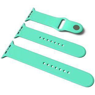 Силиконовый ремешок для Apple Watch Sport Band 38 / 40 (S/M & M/L) 3pcs (Зеленый / Spearmint)