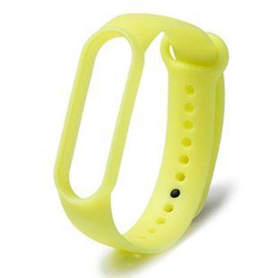 Силіконовий ремінець Neon для Xiaomi Mi Band 3/4 (Жовтий)