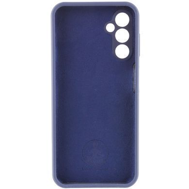 Чохол Silicone Cover Lakshmi Full Camera (ААA) для Samsung Galaxy A34 5G (Темно-синій / Midnight blue)