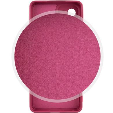 Чехол для Samsung Galaxy A23 4G Silicone Full camera закрытый низ + защита камеры (Бордовый / Marsala)