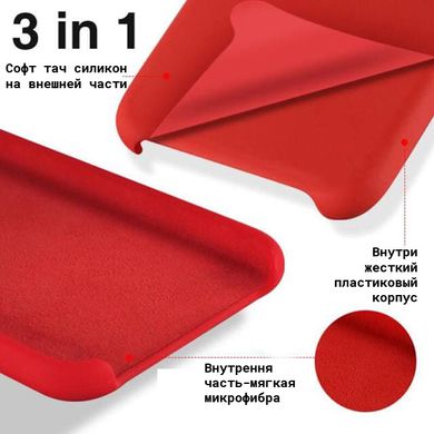 Чехол silicone case for iPhone 11 Pro (5.8") (Красный / Rose Red)