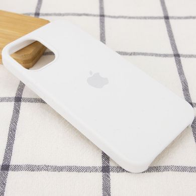 Чехол silicone case for iPhone 12 mini (5.4") (Белый/White)