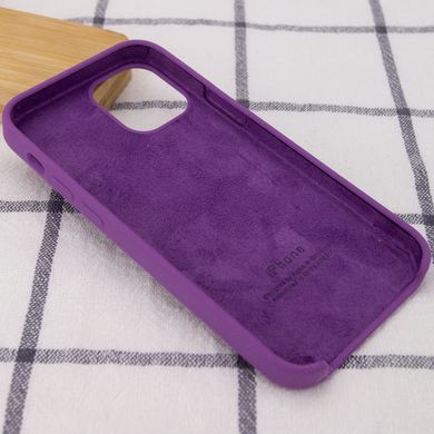 Чохол silicone case for iPhone 12 Pro / 12 (6.1") (Фіолетовий / Grape)