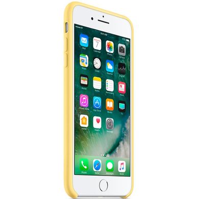 Чехол Silicone case orig 1:1 (AAA) для Apple iPhone 7 plus / 8 plus (5.5")(Желтый / Pollen)