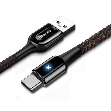 Кабель USB Baseus Type C X-shaped 3.0A (1.0m) чорний, Черный