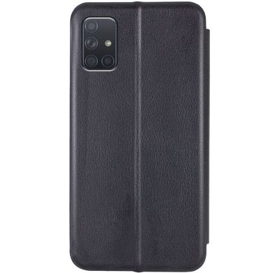Кожаный чехол (книжка) Classy для Samsung Galaxy M51 (Черный)