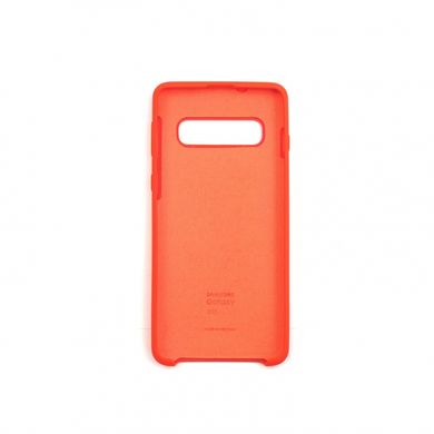 Накладка Silicone Cover for Samsung S10 Orange