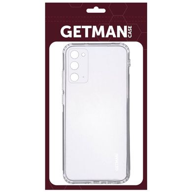 TPU чехол GETMAN Clear 1,0 mm для Samsung Galaxy Note 20, Прозрачный