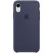 Чехол для Apple iPhone XR (6.1"") Silicone Case Темный Синий / Midnight Blue