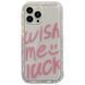 Чехол для iPhone 13 Pro Max Transparent Shockproof Case Wish me luck